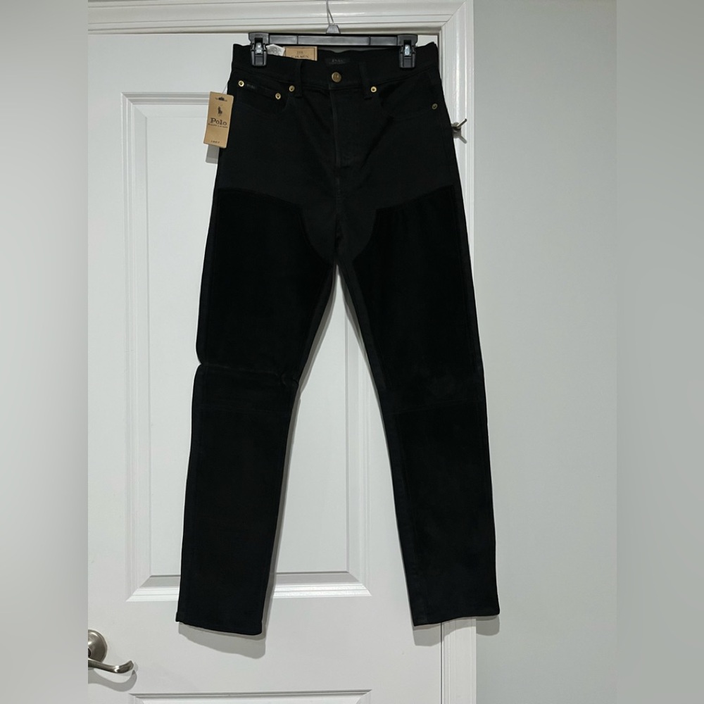 Polo by Ralph Lauren Black Straight Leg Riding Jeans
